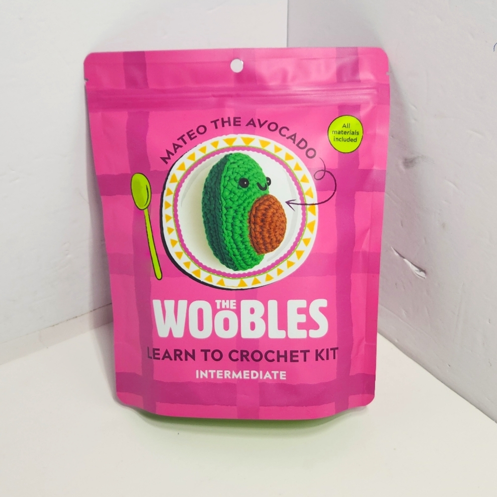 The Woobles-Learn To Crochet-Mateo the Avocado